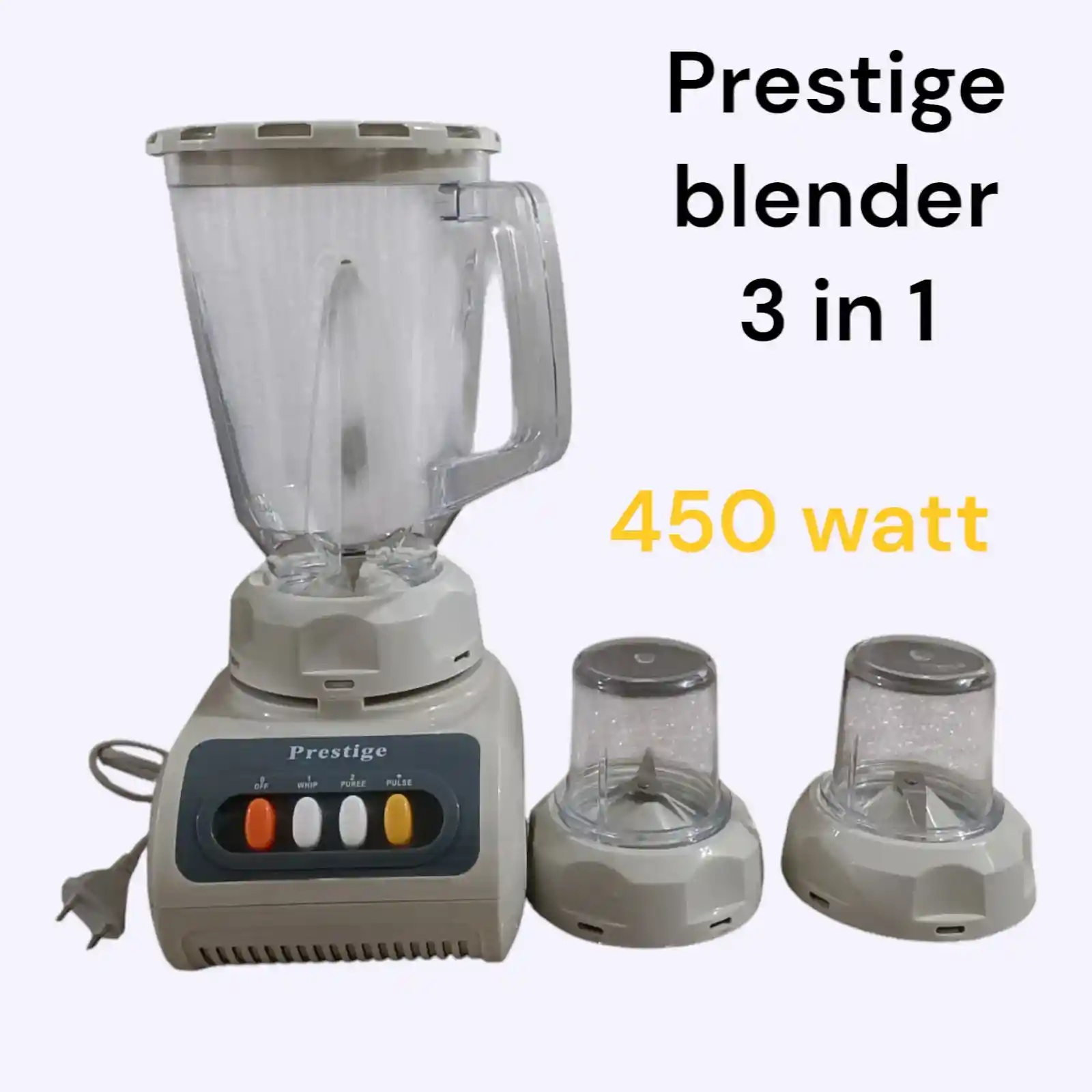 Prestige Blender 3 in 1 (450 watt Motor capacity)